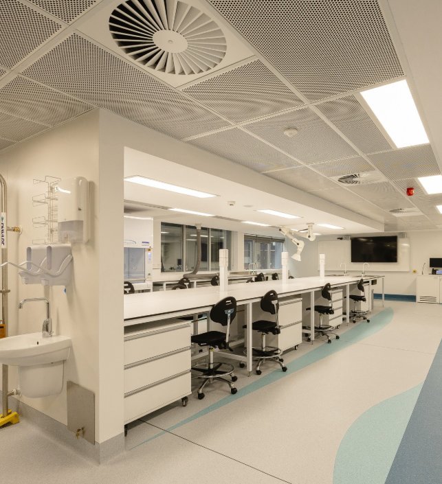 Completed laboratory, Deakin University Building B, Burwood