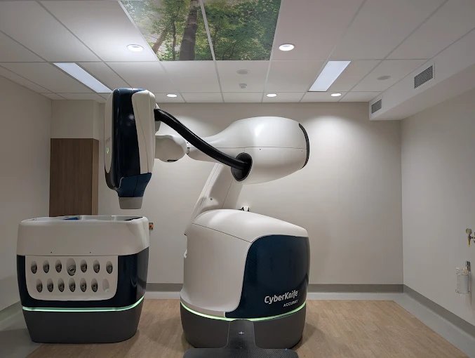 CyberKnife radiotherapy treatment room at Icon Cremorne